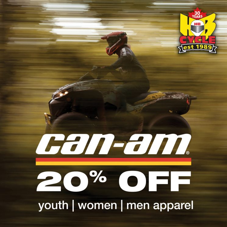 CAN-AM Sale 20% OFF